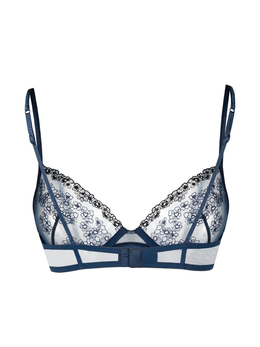 La Perla floral-lace Sheer Bra - Farfetch