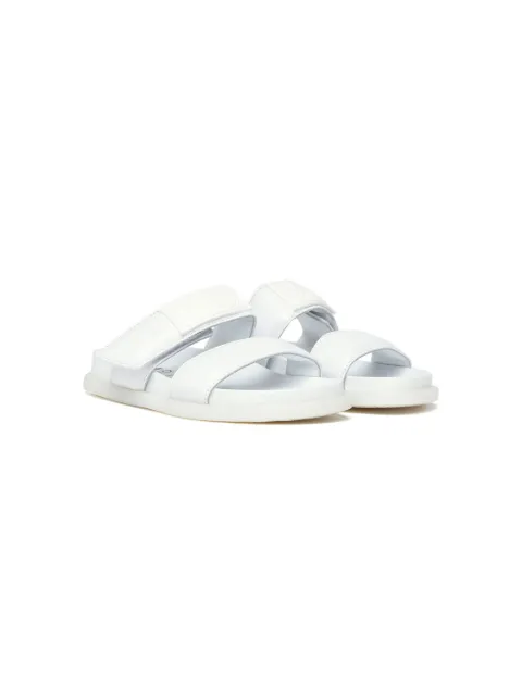 MM6 Maison Margiela Kids claquettes en cuir à double bride 