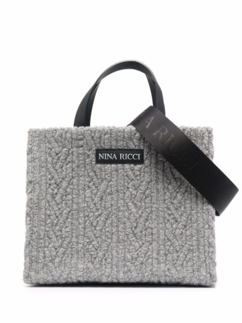 Nina Ricci small jacquard jersey tote bag