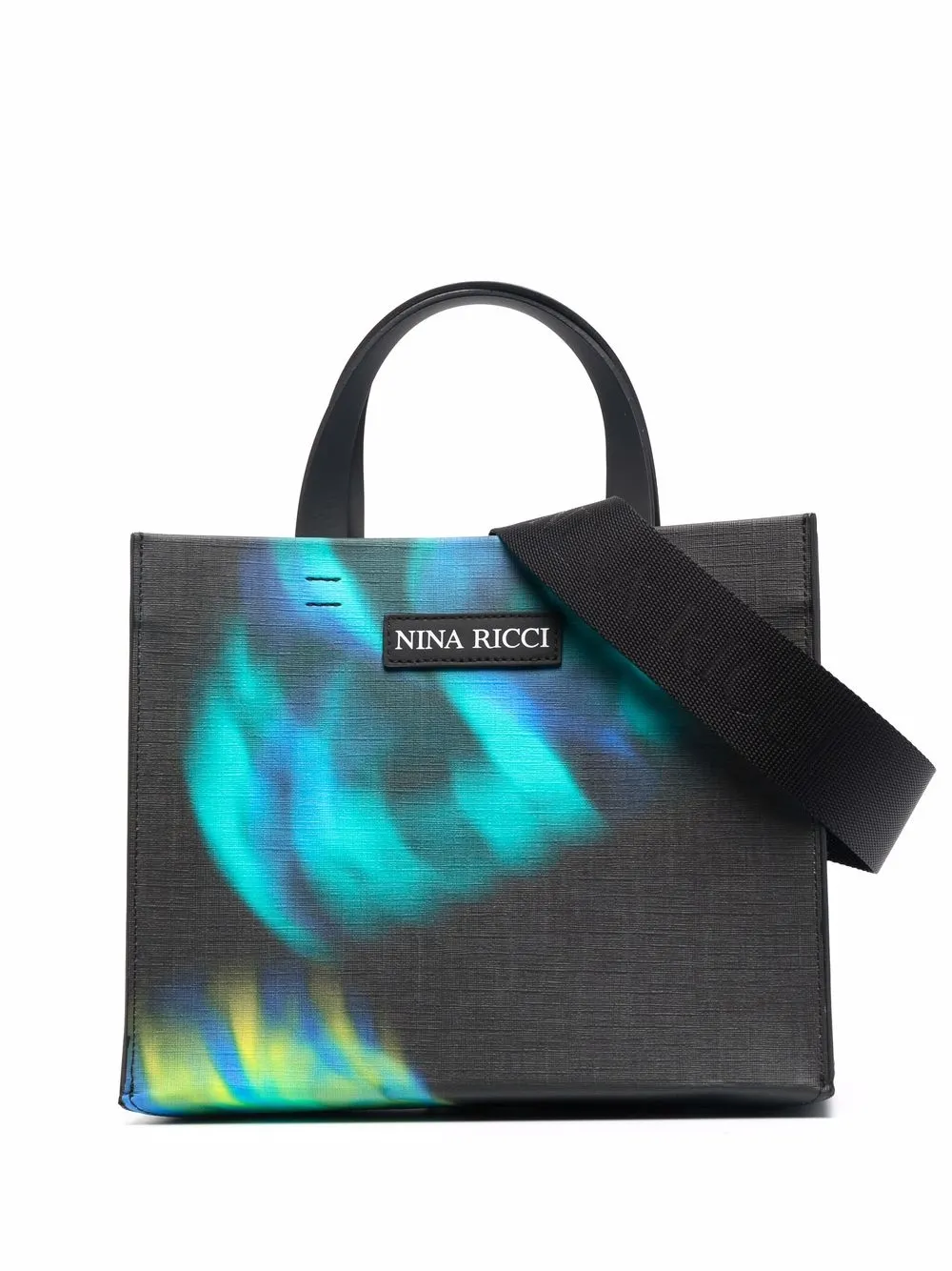 

Nina Ricci tote revestido con estampado pequeña - Negro