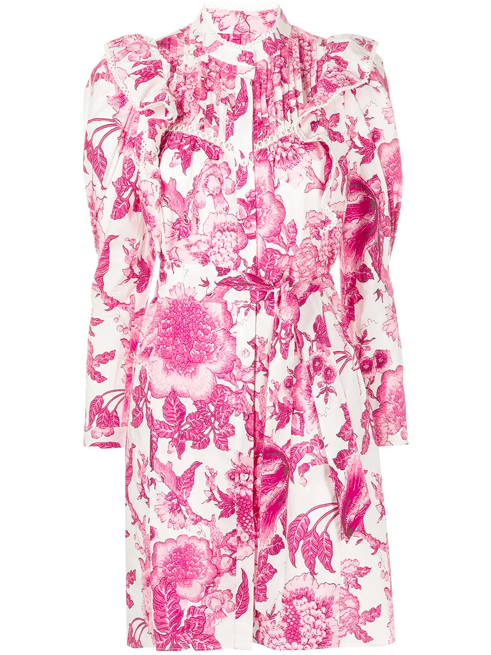 

DVF Diane von Furstenberg vestido Sandrah con estampado floral - Rosado
