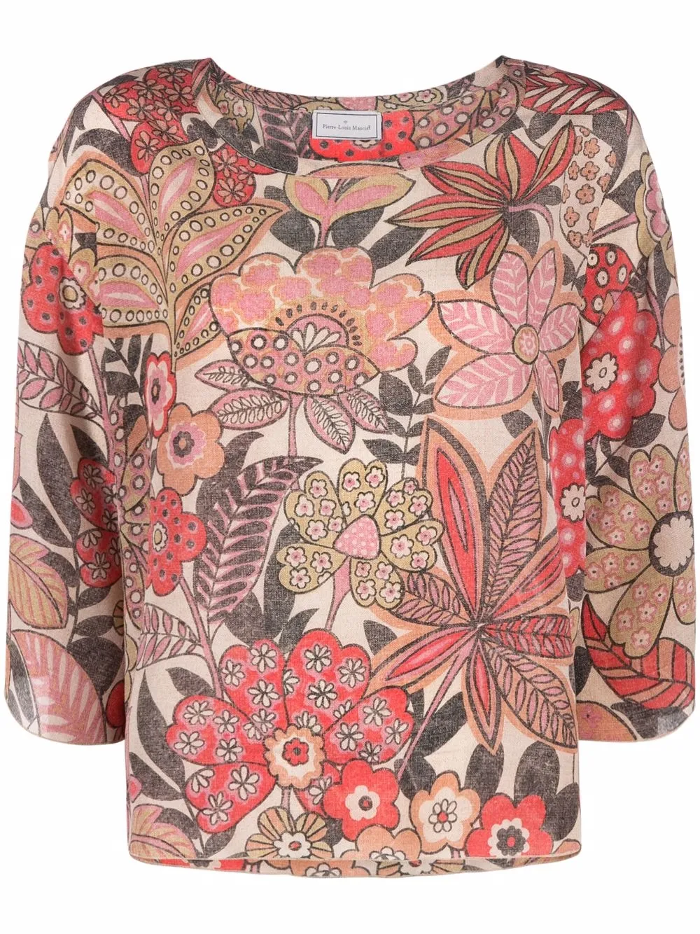 

Pierre-Louis Mascia blusa Brule - Neutro