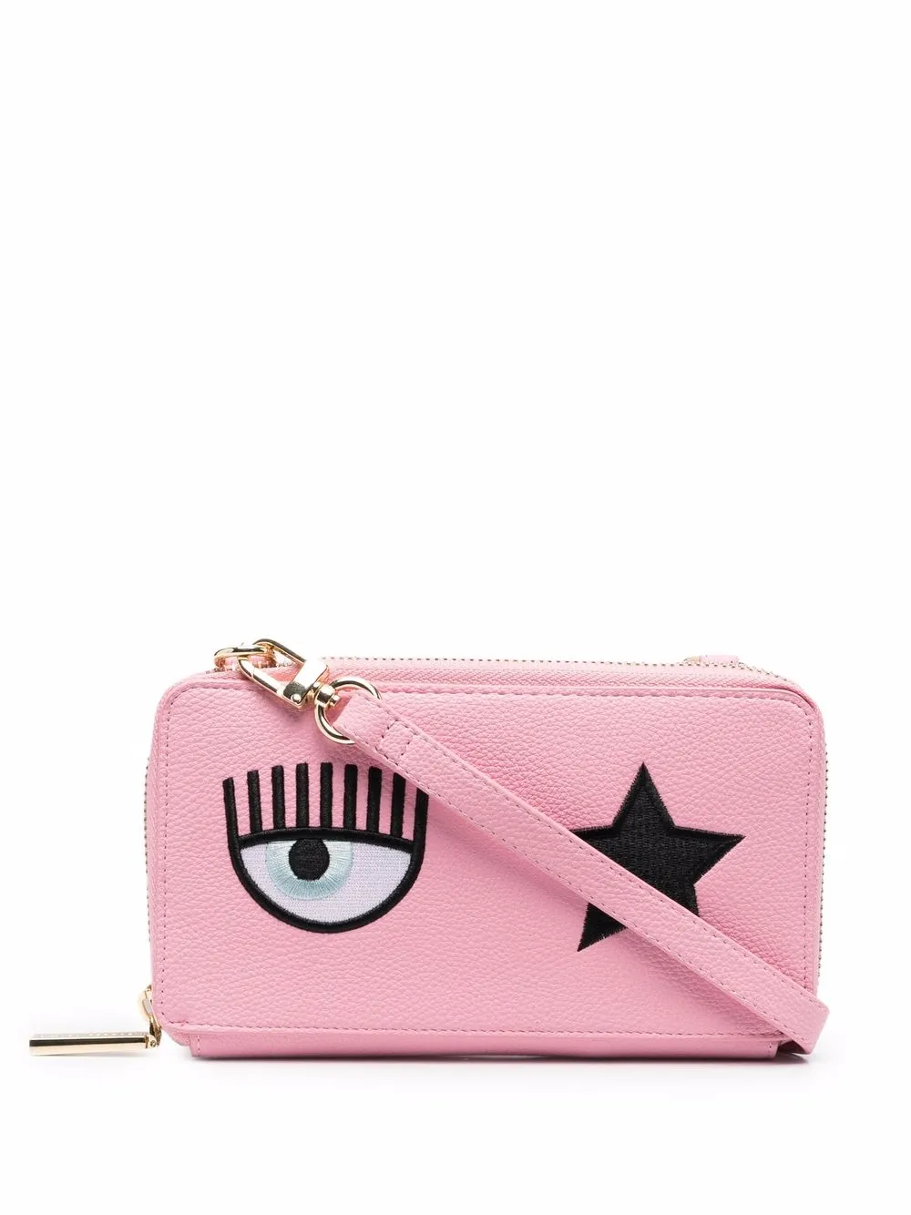 

Chiara Ferragni bolsa de hombro con motivo Eye - Rosado
