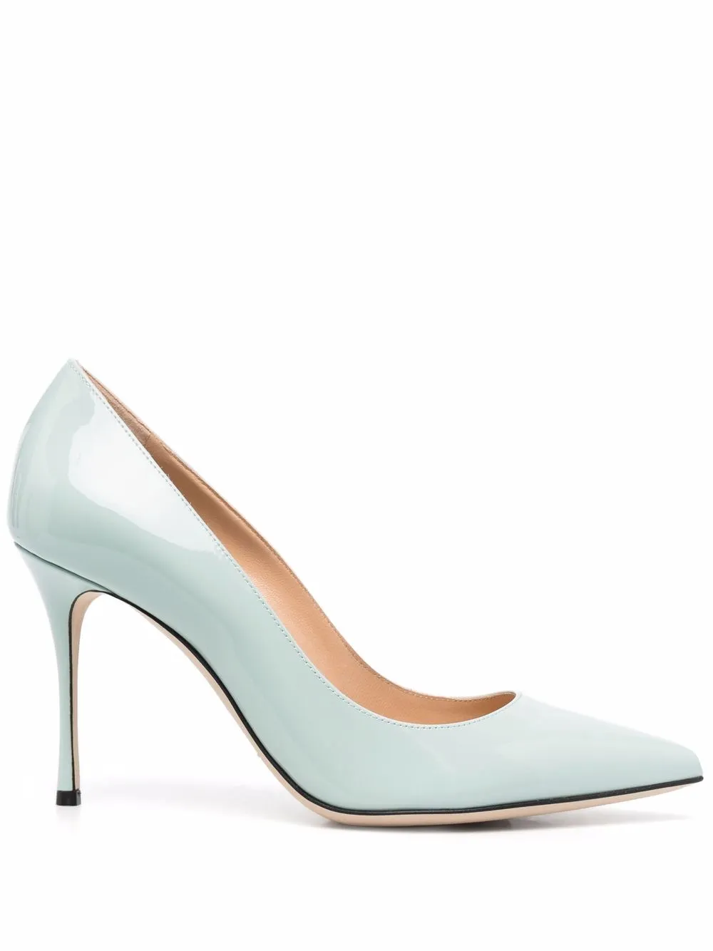 

Sergio Rossi zapatillas con tacón de 100mm - Verde