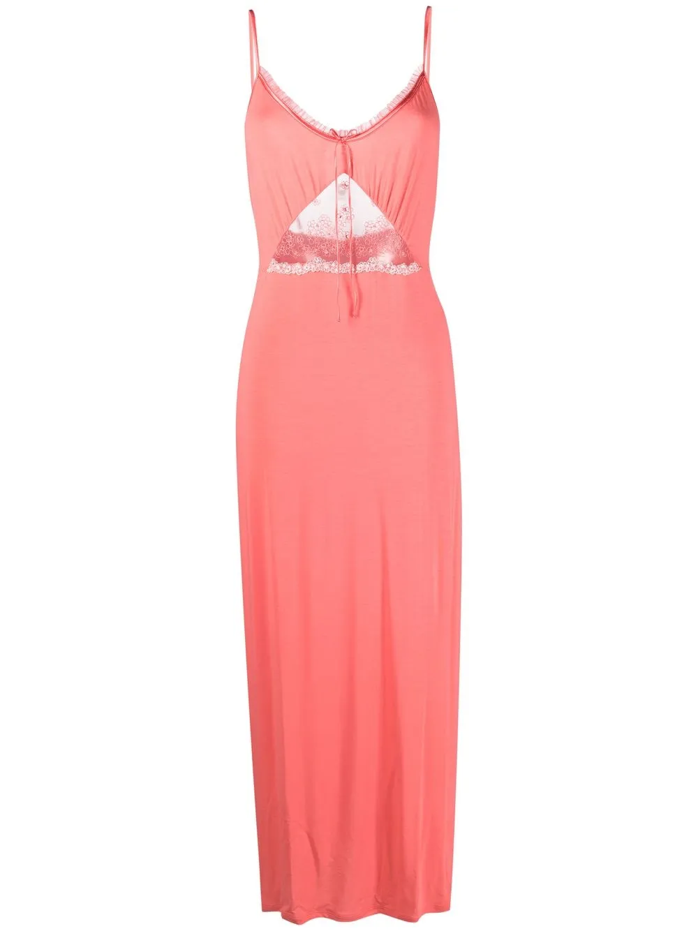 

La Perla frilled lace nightgown - Pink