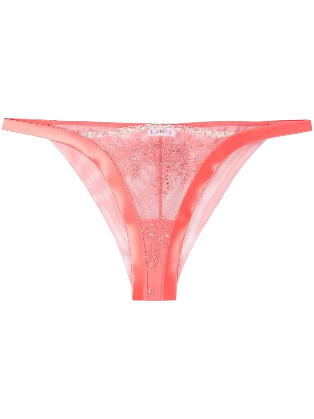 

La Perla lace-panel briefs - Pink
