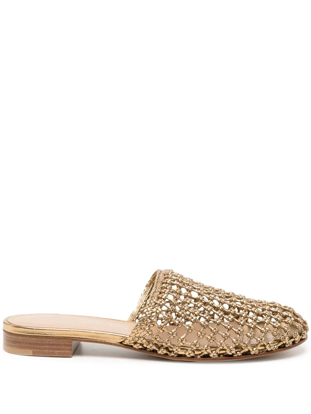 

Salvatore Ferragamo sandalias Ellas de malla - Marrón