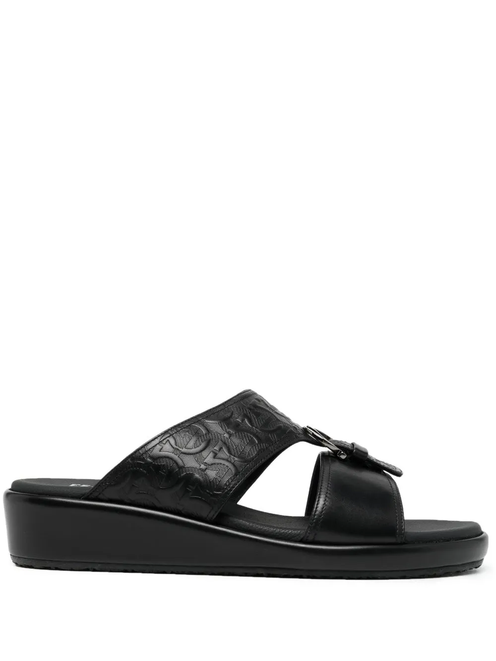 

Ferragamo Murray leather sandals - Black