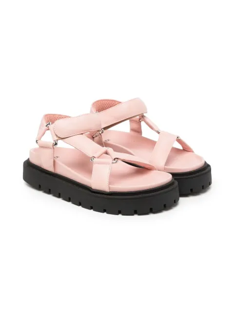 Fendi Kids touch-strap fastening sandals