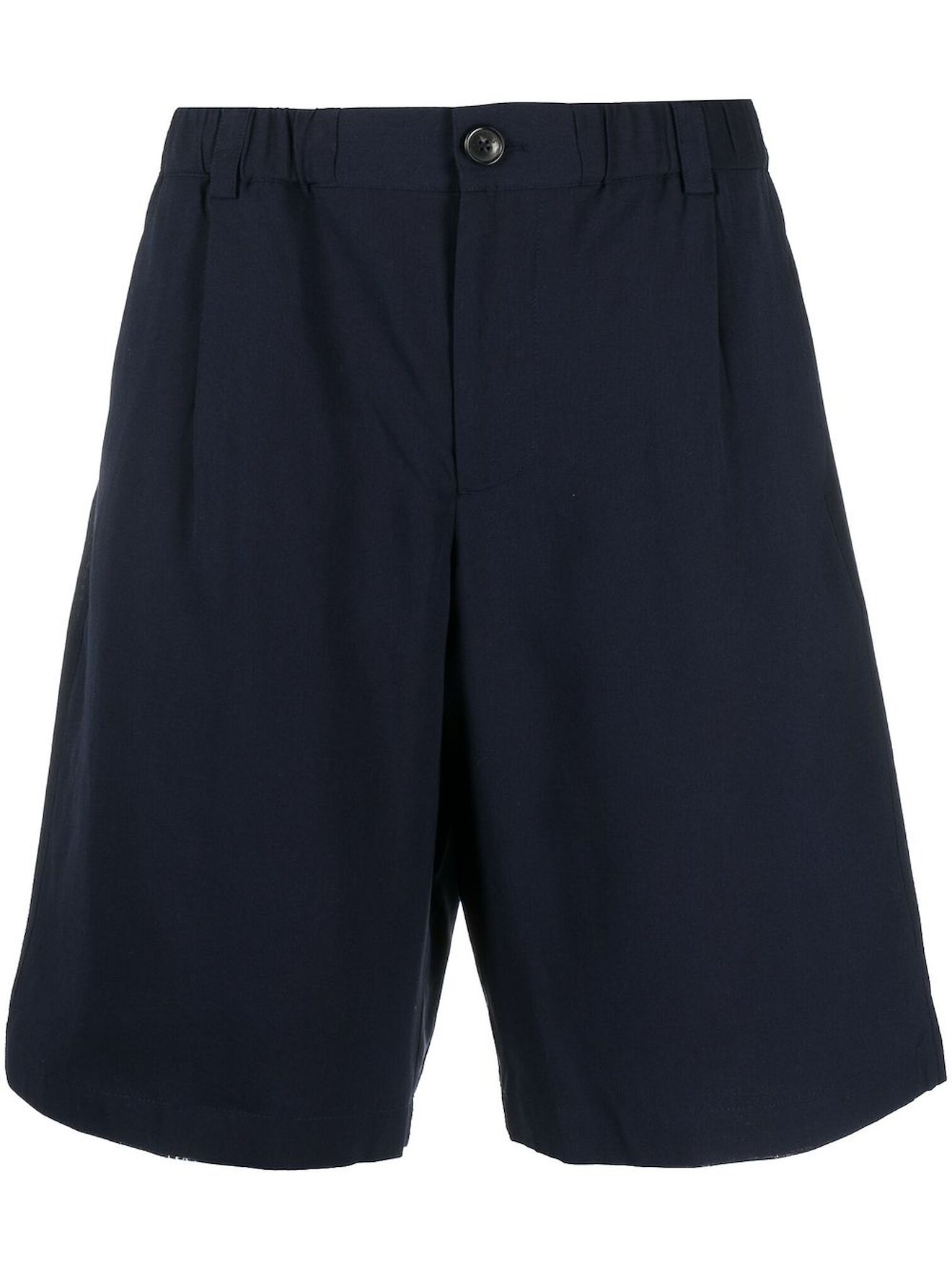 Jacquemus kneelength Bermuda shorts blue MODES