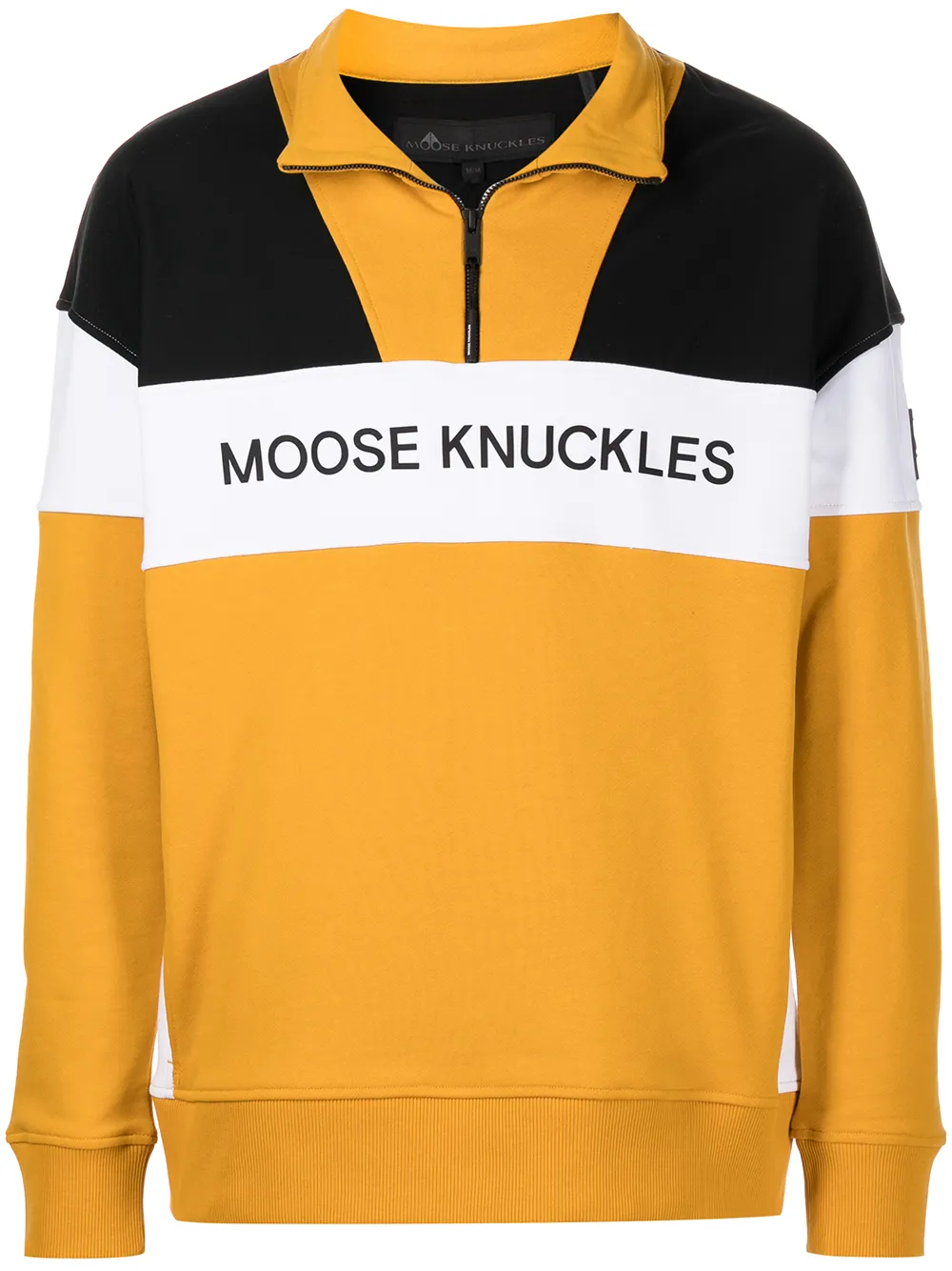 

Moose Knuckles sudadera North Palm con cierre - Amarillo