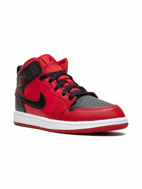 Jordan Kids Jordan 1 Mid "Reverse Bred" sneakers