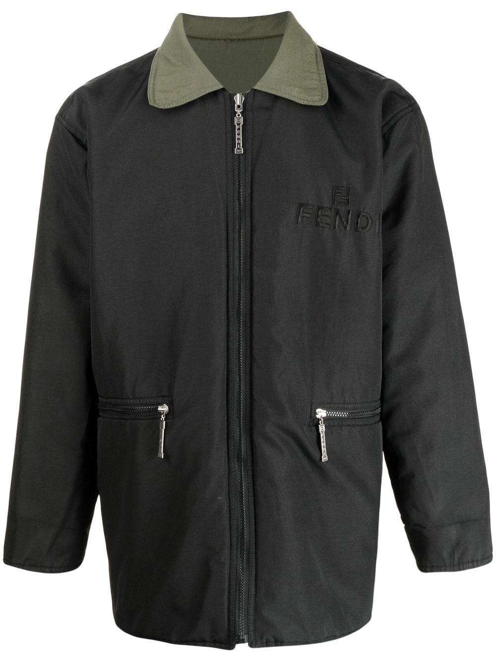 Fendi Pre-Owned 1990s reversible zip-up jacket