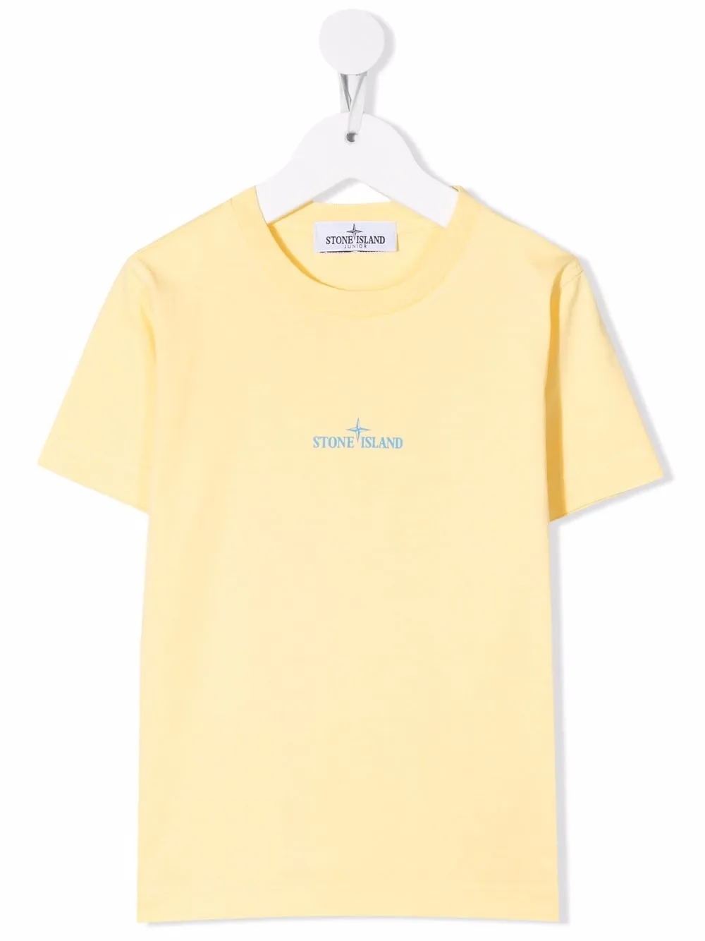 Stone Island Junior playera con logo - Amarillo