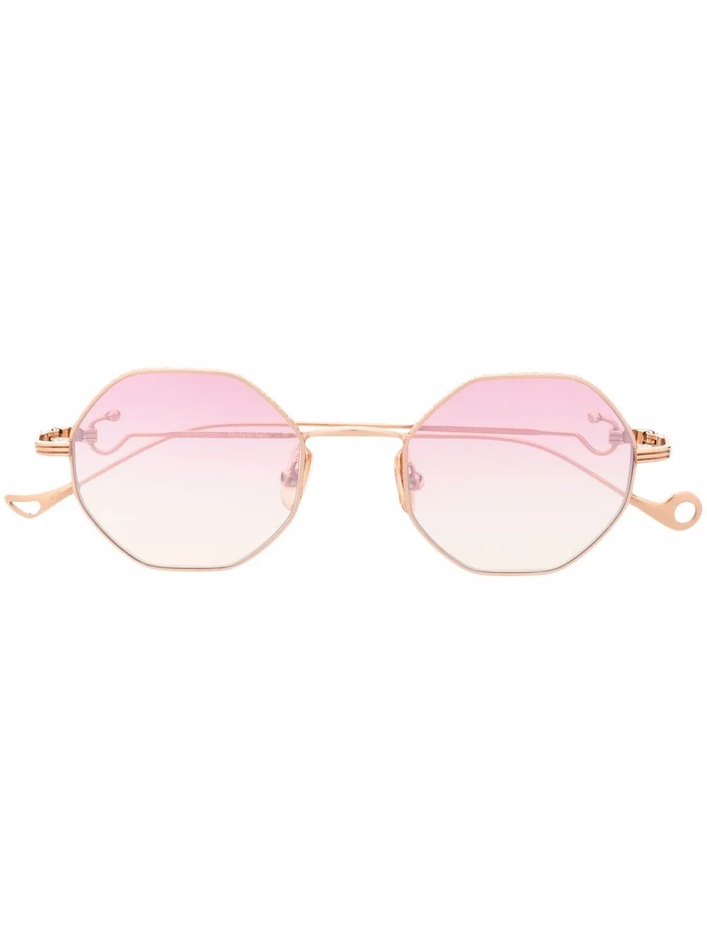 

Eyepetizer Voyage geometric-frame sunglasses - Gold