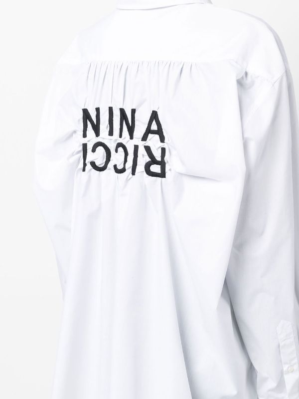 Nina Ricci Poplin Crinkle Shirt - Farfetch