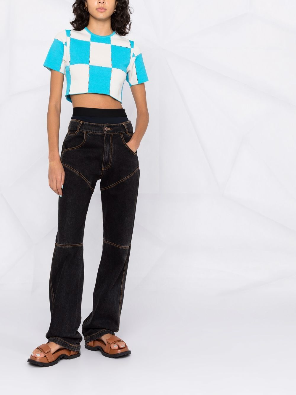 Jacquemus Cropped top - Blauw