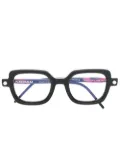 Kuboraum square-frame glasses - Black