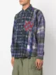 Needles flannel tie-dye long-sleeve shirt