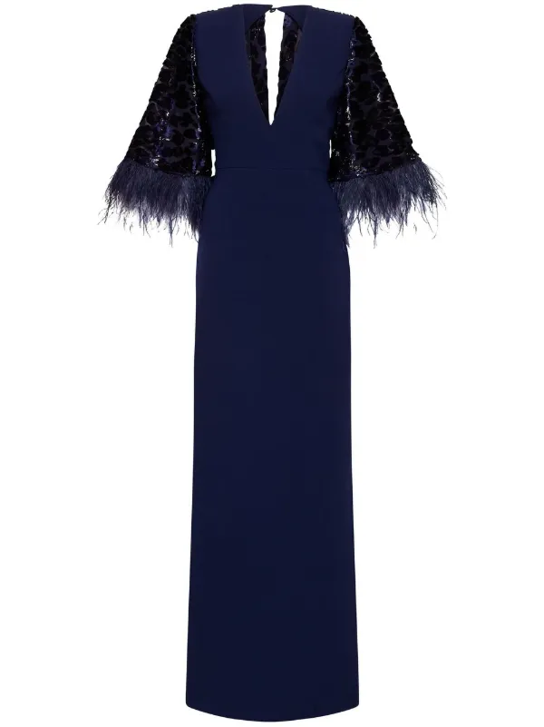 【REBECCA VALLANCE】クリスタル ジャケット REBECCA VALLANCE Rebecca Vallance Estella Embellished Midi-Dress | Saks Fifth