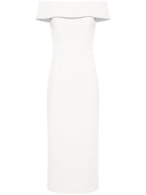 Rebecca Vallance Amore off-shoulder midi dress