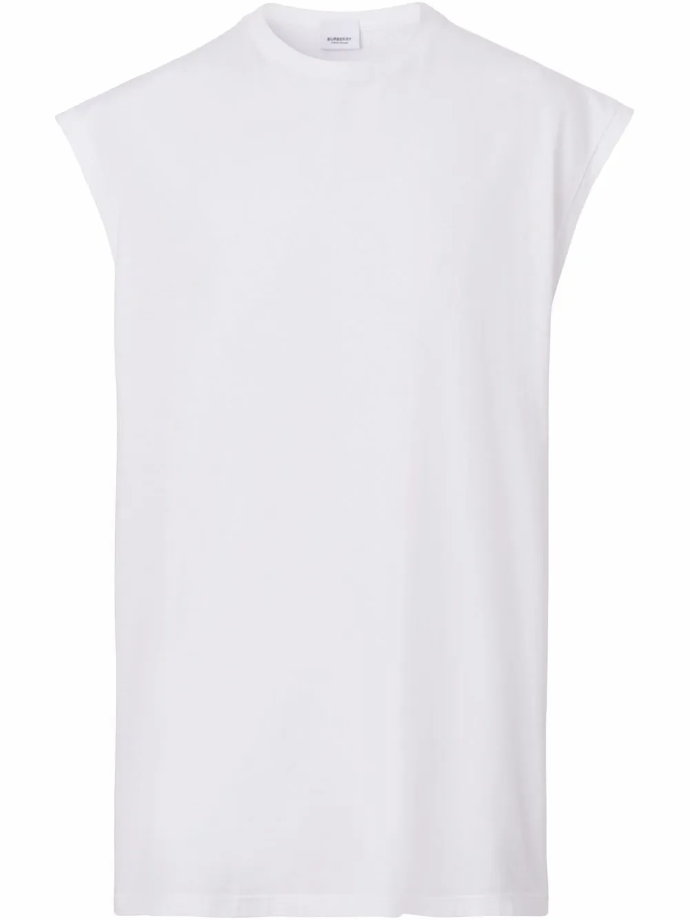 

Burberry sleeveless oversized top - White