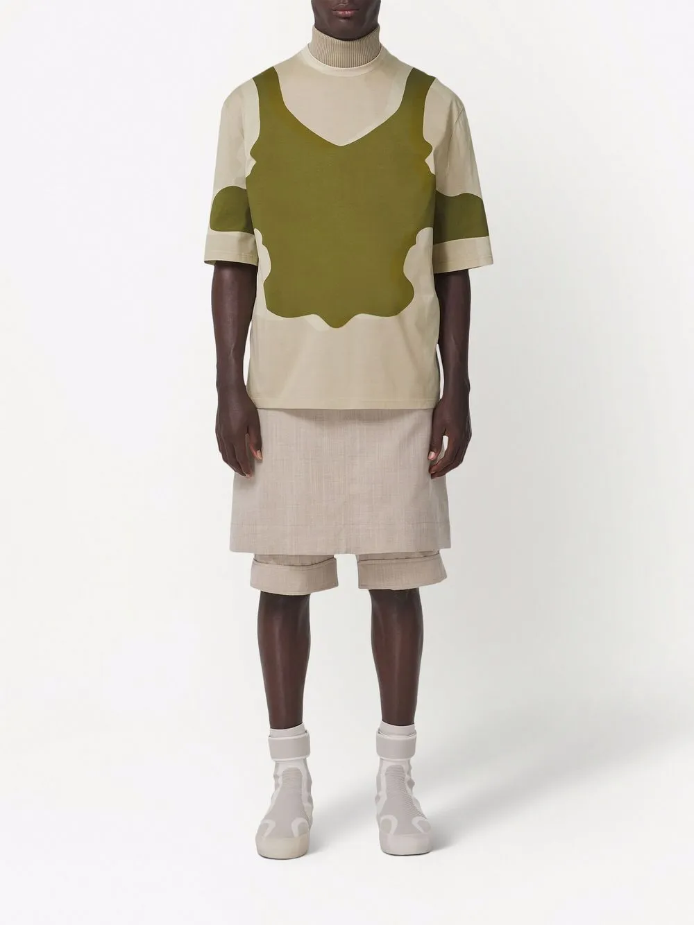 Burberry T-shirt met print - Beige