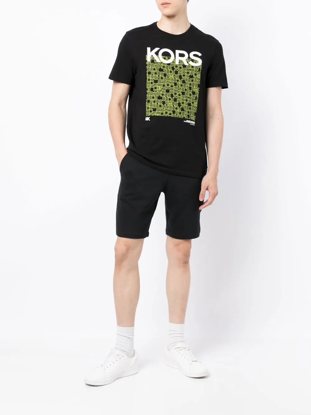 Michael Kors T-shirt met logoprint - Zwart