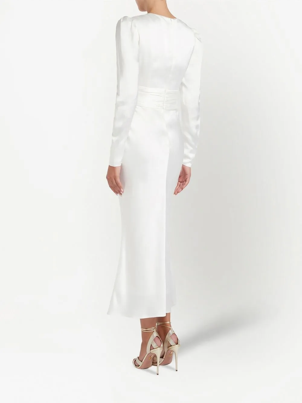 rebecca vallance luna short sleeve gown