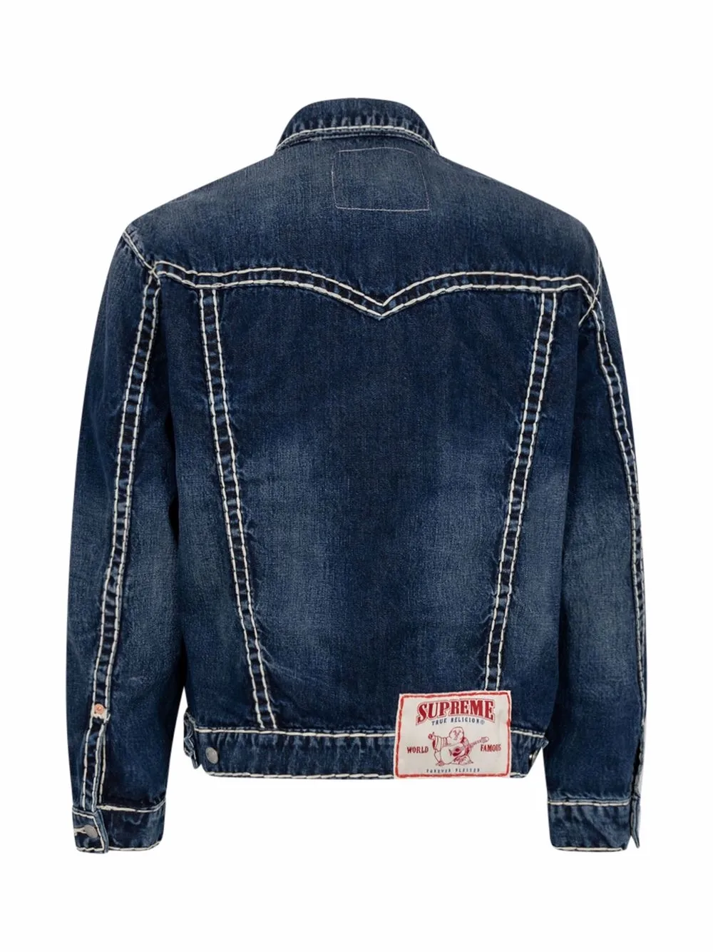 Louis Vuitton X Supreme Denim Jacket, Men's Fashion, Coats