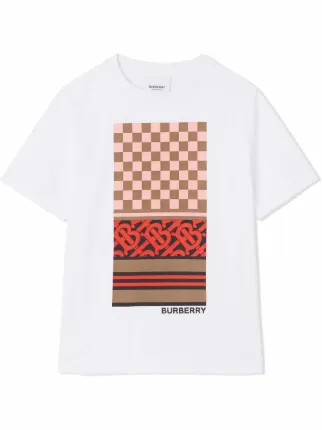 Burberry Kids バーバリー・キッズ プリント Tシャツ - Farfetch