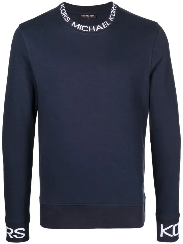 Michael Kors logo-tape Crew Neck 