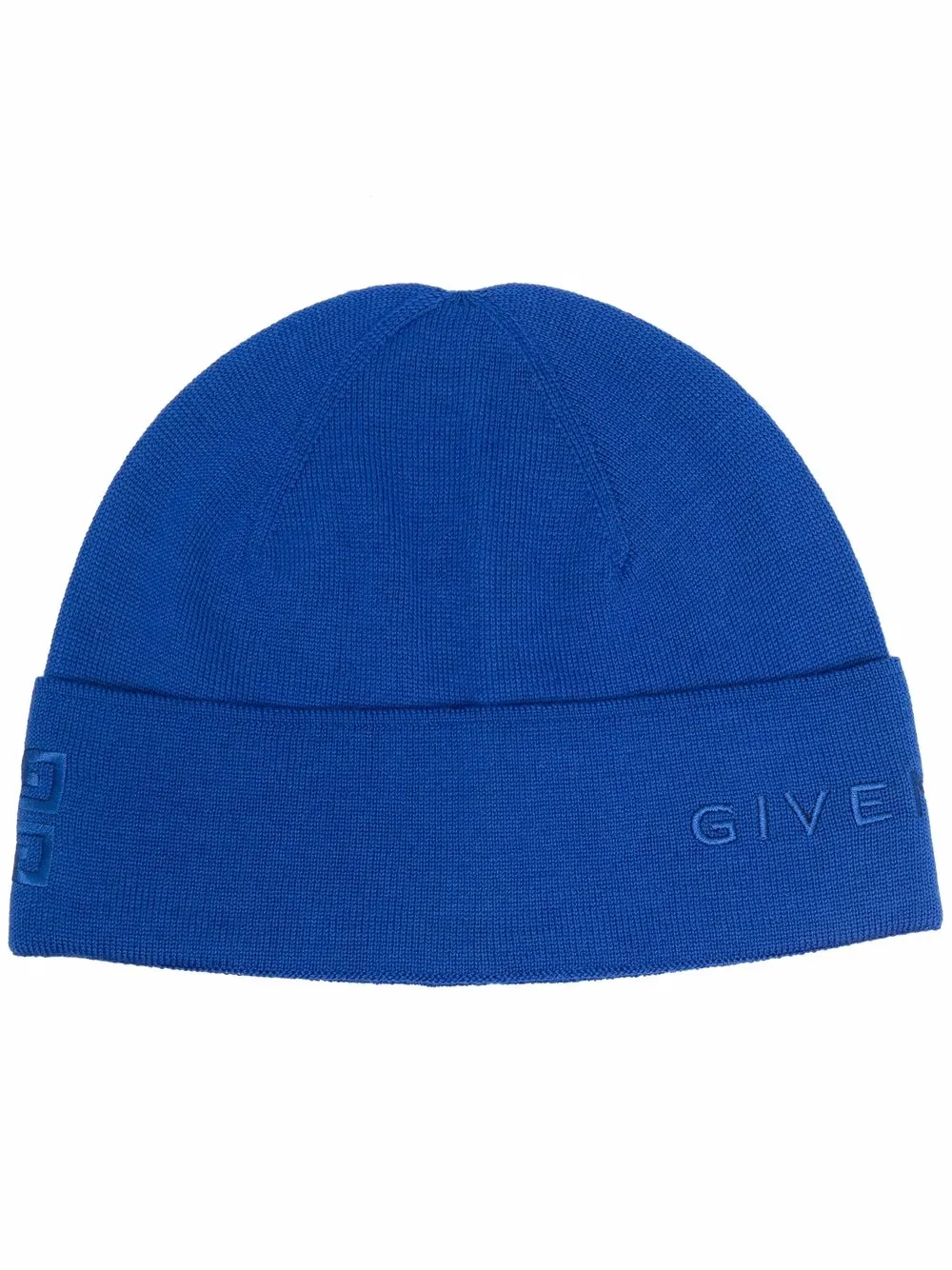 

Givenchy gorro con logo bordado - Azul