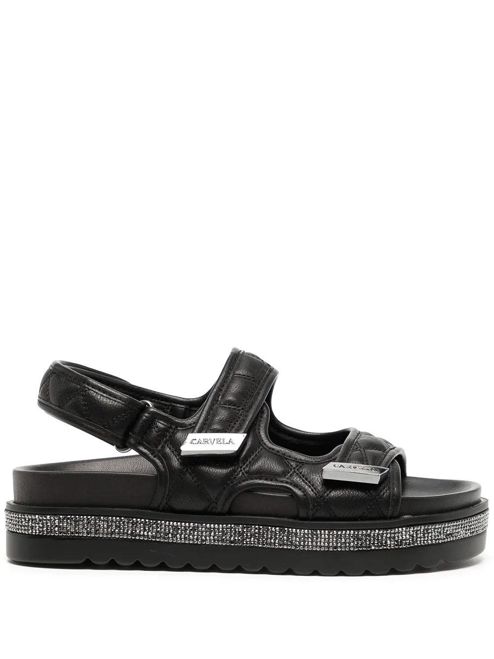 

Carvela sandalias Jeo con plataforma plana - Negro