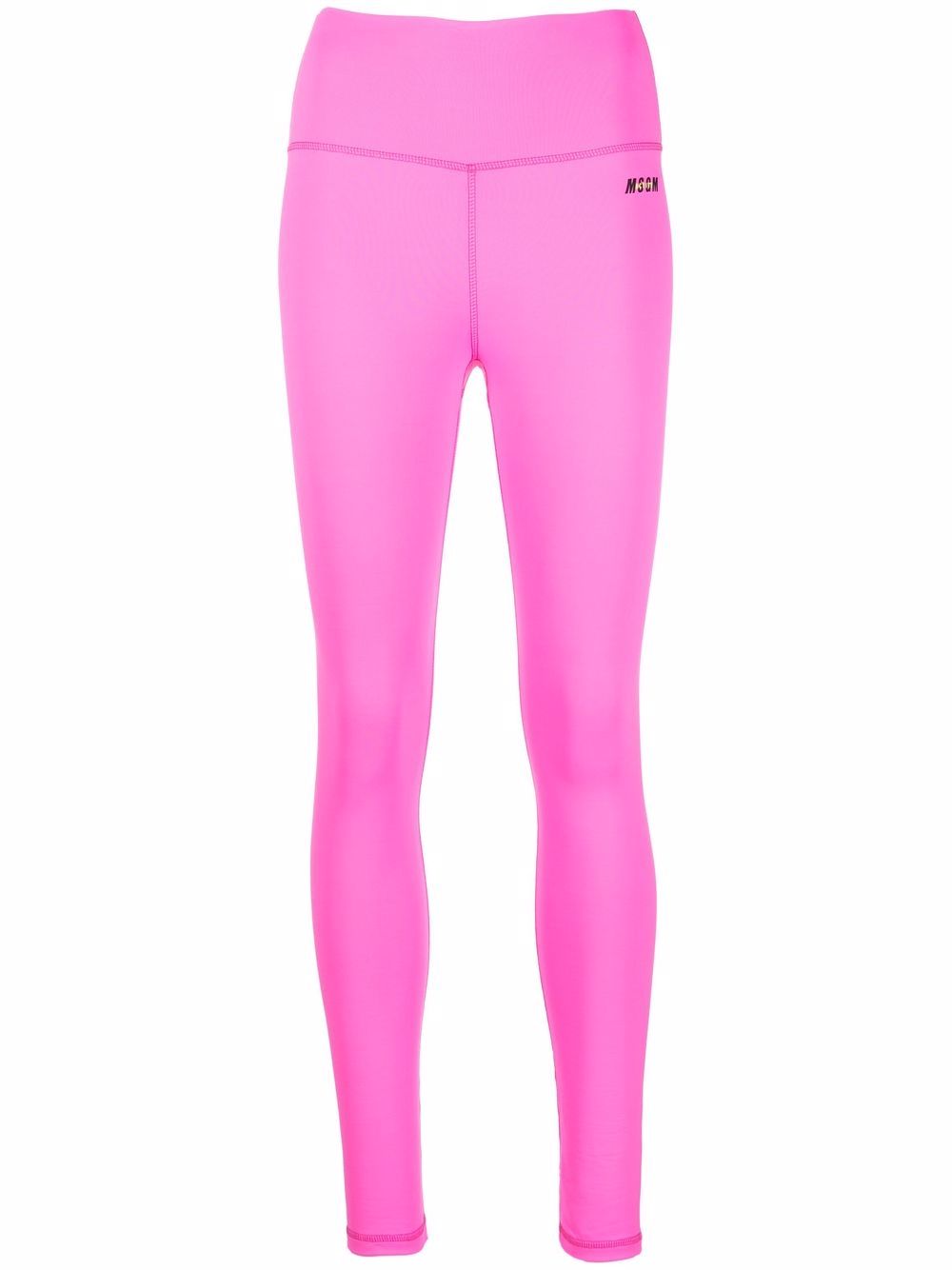 

MSGM leggins con logo estampado - Rosado