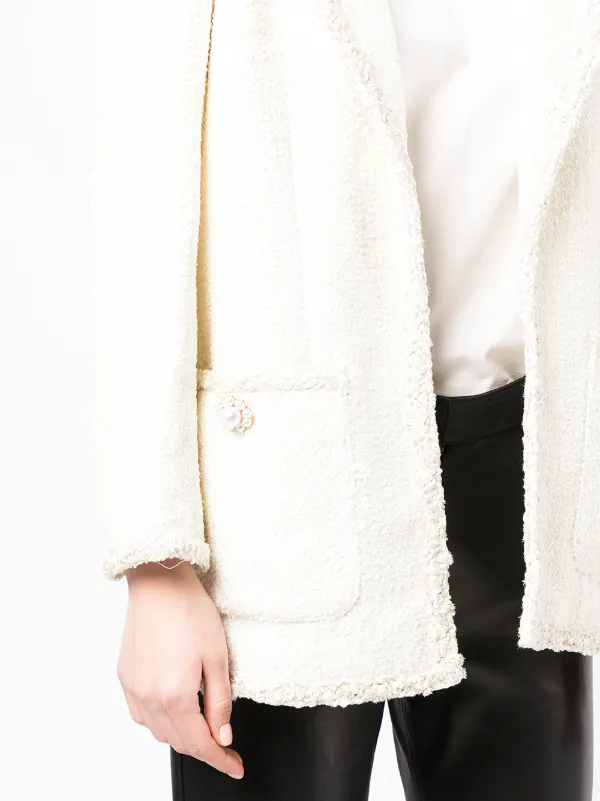 Edward Achour Paris ツイード シングルジャケット - Farfetch
