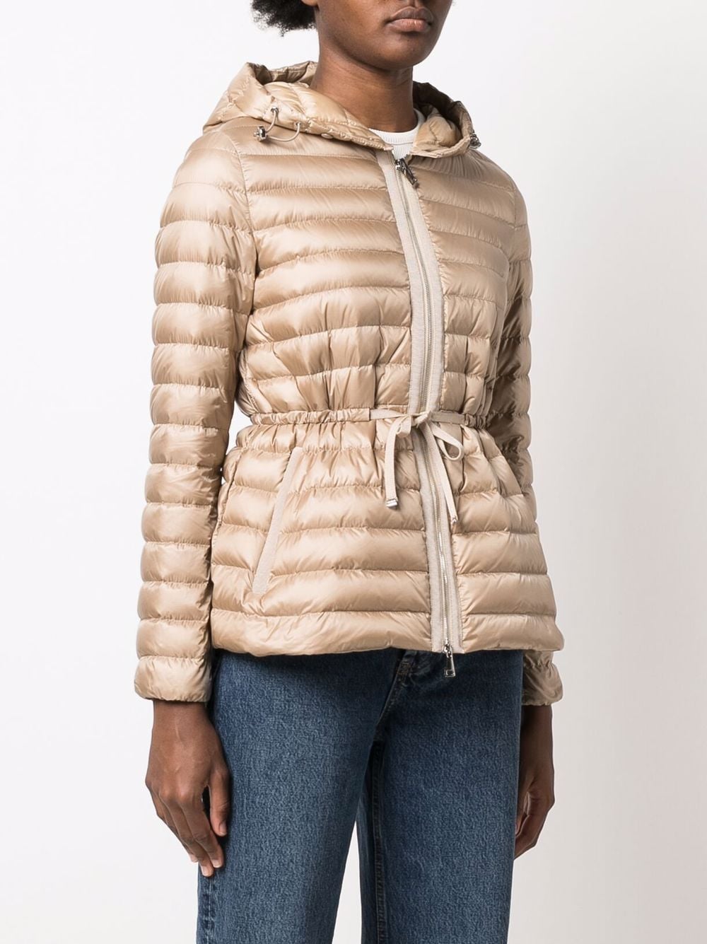 Moncler Raie Hooded feather-down Jacket - Farfetch