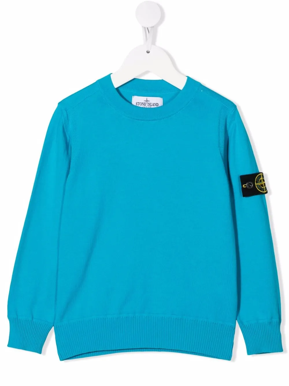 

Stone Island Junior sudadera con distintivo Compass - Azul