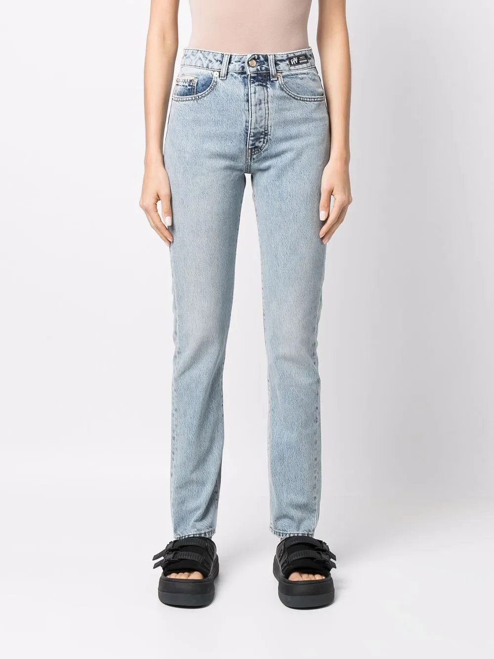  Eytys Gerade Solstice Jeans   Blau 