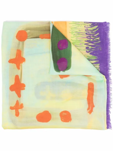 Givenchy graphic-print scarf
