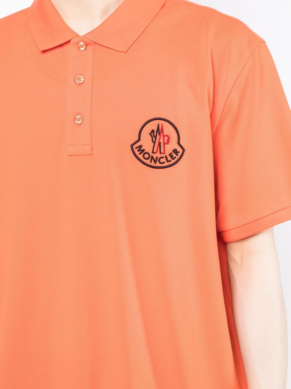 Moncler polo hot sale orange