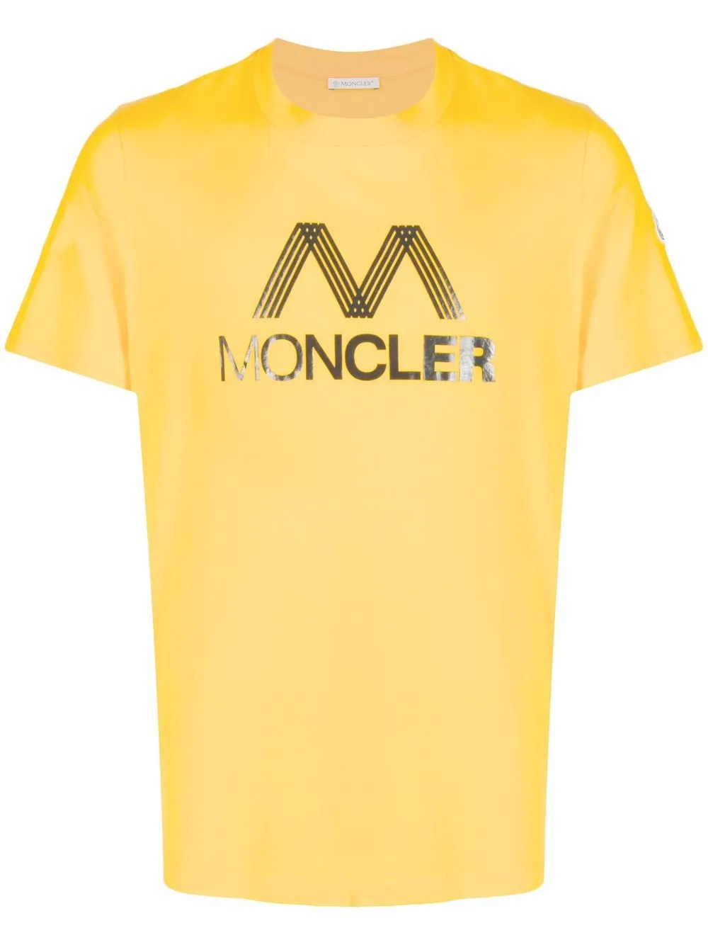 

Moncler playera con logo estampado - Amarillo