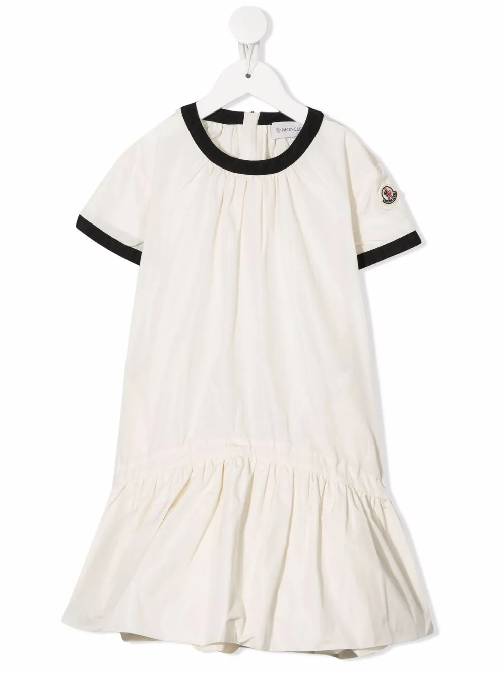 

Moncler Enfant vestido con parche del logo - Neutro