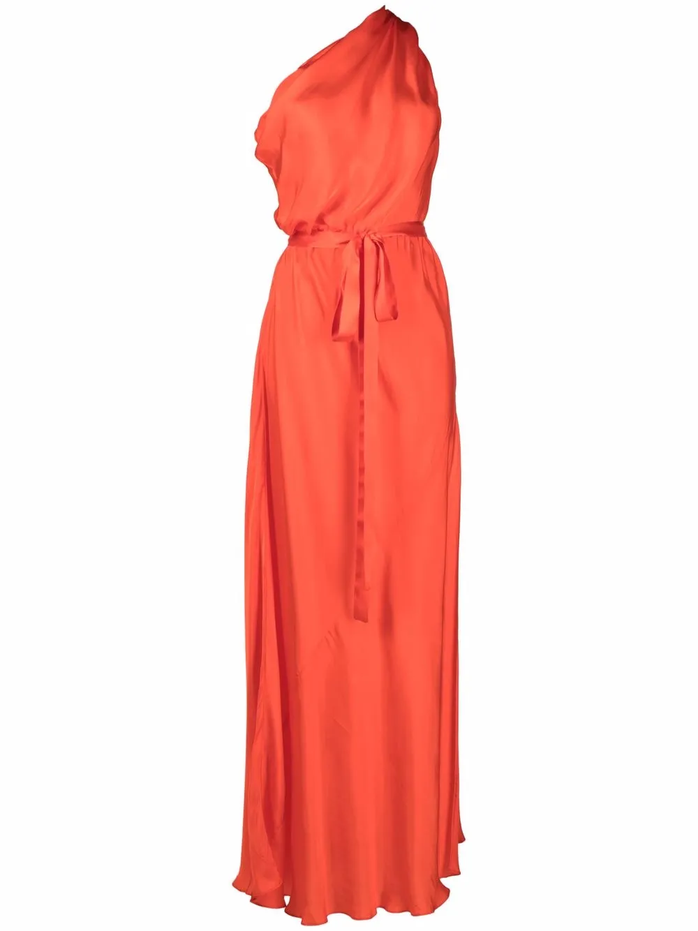 

PINKO one-shoulder draped dress - Orange