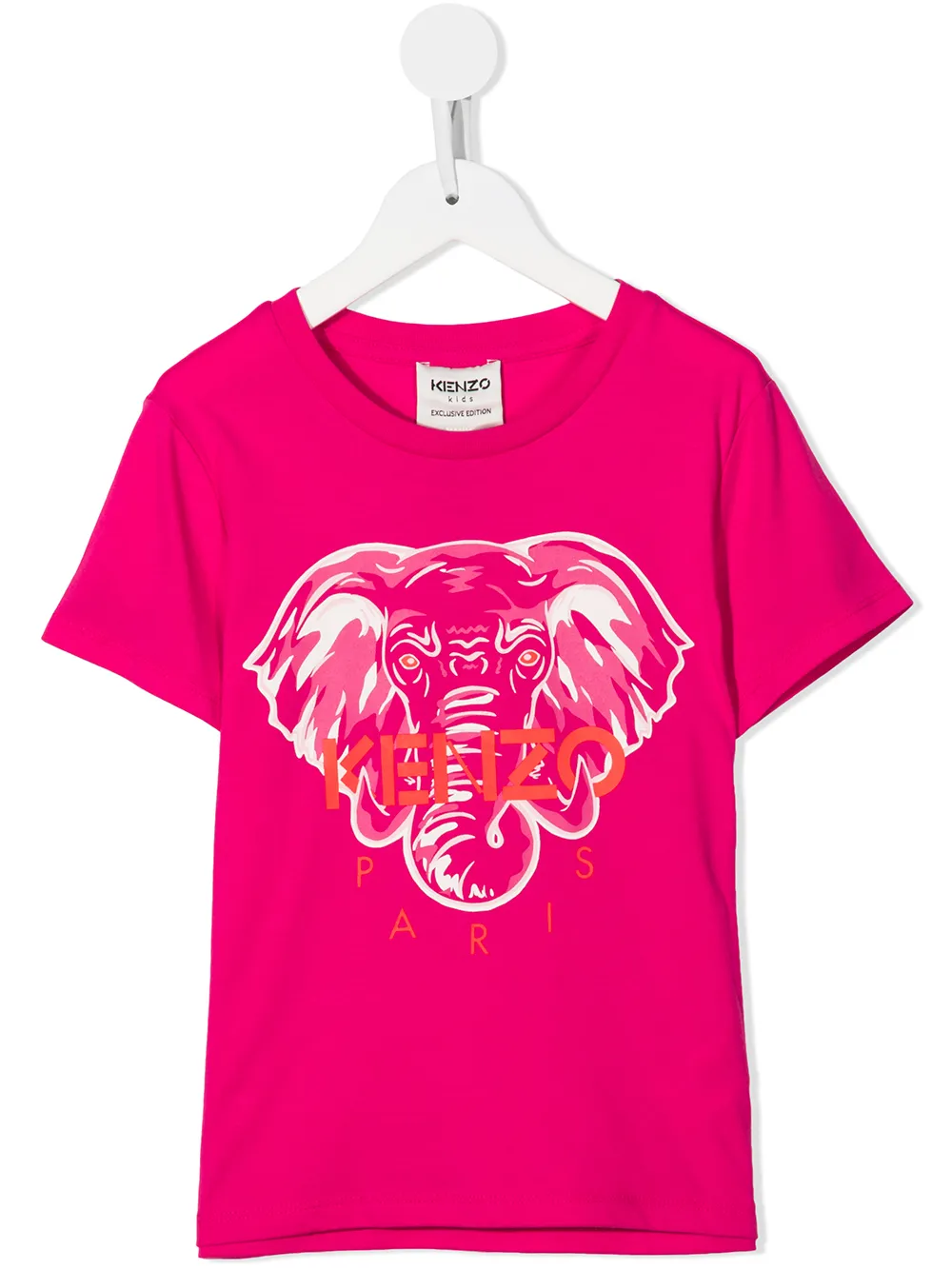 

Kenzo Kids logo-print T-shirt - Pink