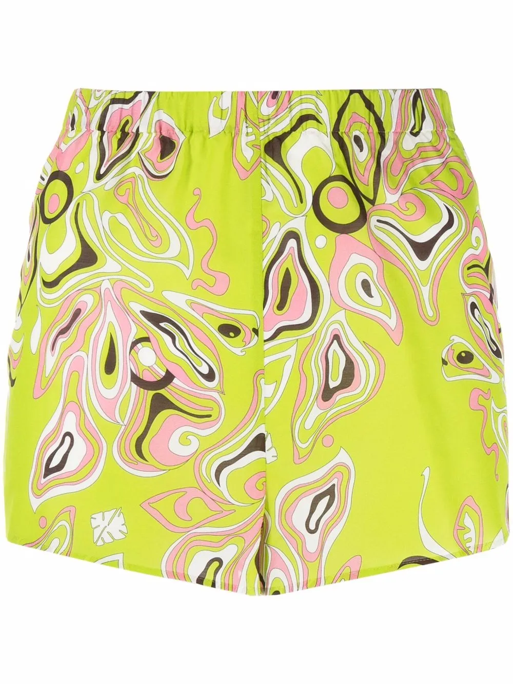 

PUCCI Africana-print performance shorts - Green