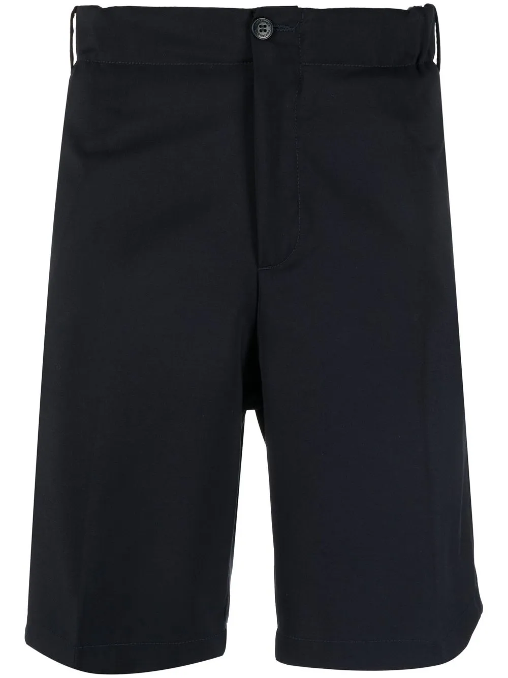 

Costumein elasticated-waist cotton Bermuda shorts - Blue