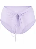 Christopher Esber drawstring-detail bikini bottoms - Purple