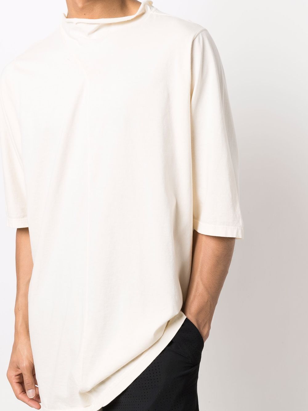 Rick Owens DRKSHDW roll-neck half-sleeved T-Shirt - Farfetch