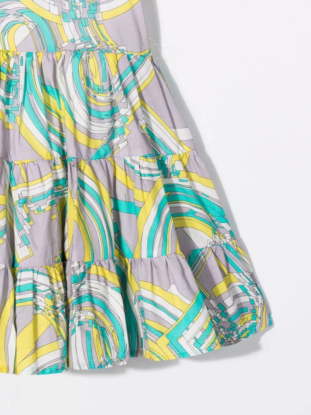  Pucci Junior Kleid Mit Grafischem Print   Violett 
